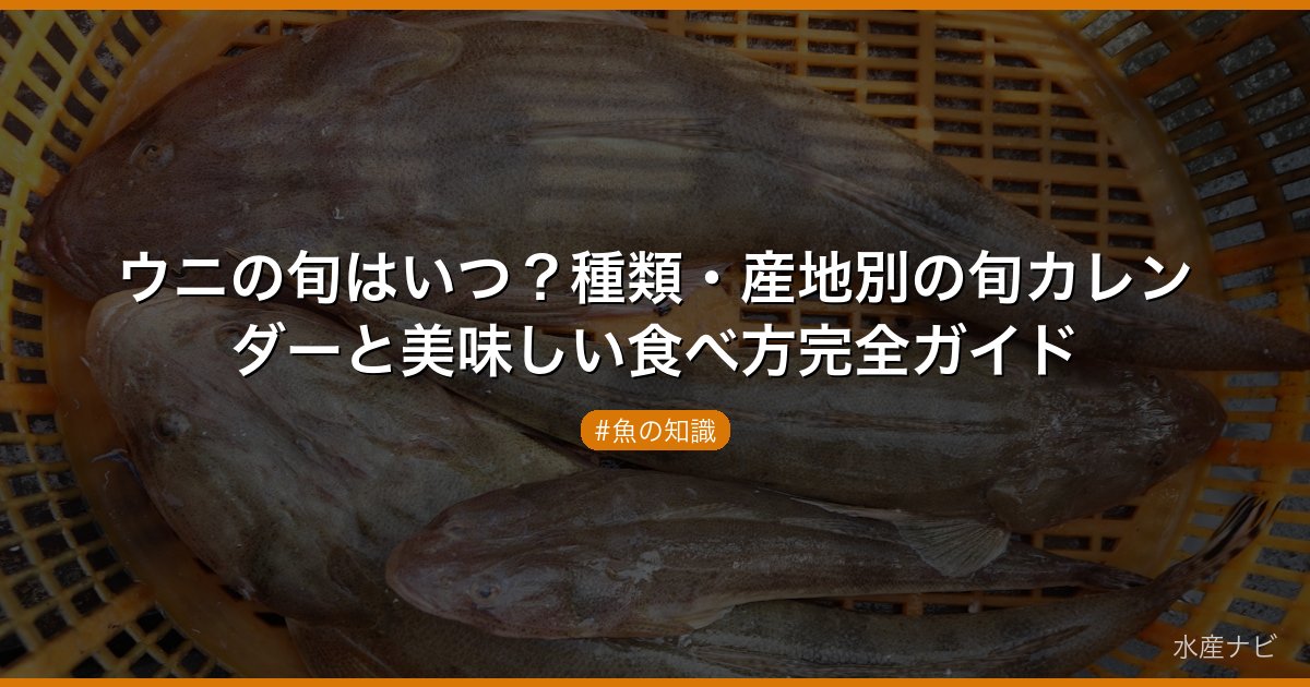 ウニの旬はいつ？種類・産地別の旬カレンダーと美味しい食べ方完全ガイド